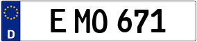 Truck License Plate